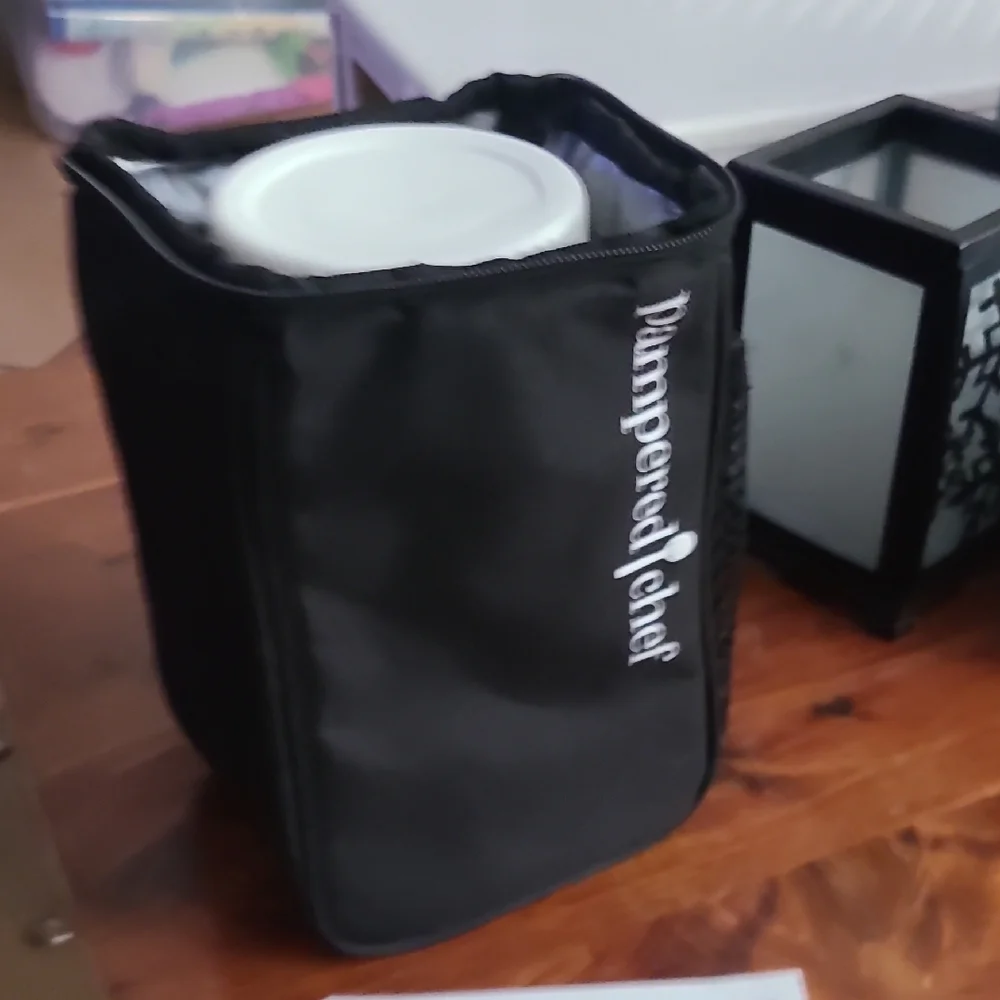 Pampered Chef Make & Take Mason Jar w/ Snack Jar And Bag - Picture 10 of 14